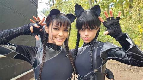 south african born woman is jenna ortega s stunt double in ‘wednesday