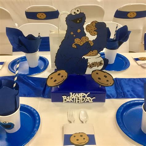 Cookie Monster Birthday Party Ideas Photo 4 Of 5 Catch My Party