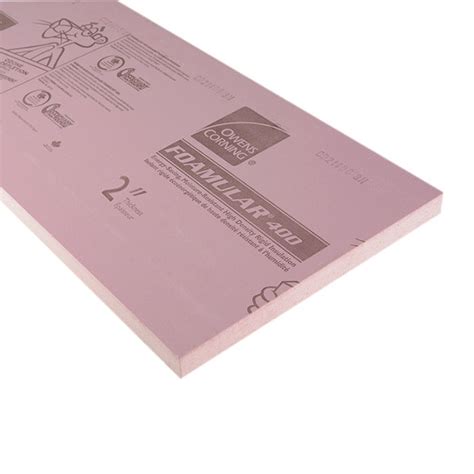 Panneau isolant Foamular 400 2 po x 2 pi x 8 pi OWENS CORNING 40228 - Canac
