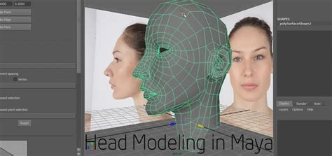 video tutorial head modeling in maya