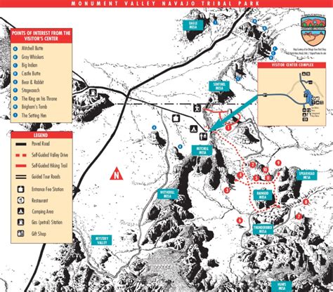 Monument Valley Tribal Park Map — Majestic Monument Valley Touring Co