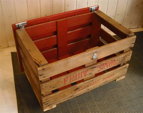 Built this coffee table over the weekend from scratch. 1Unik in Action: Fruit Crate Chest & Coffee Table