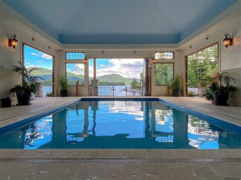 Dream Home On Lake George Has Indoor Pool With Lake View Pics