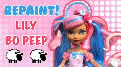 Repaint Lily Bo Peep Ooak Art Doll Youtube