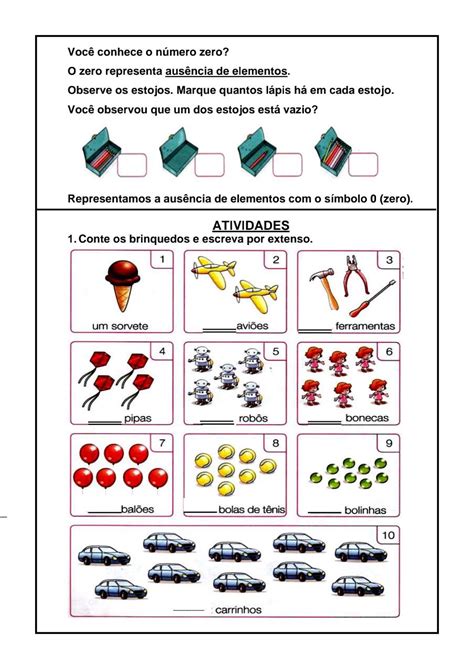 Atividades Com Os Numeros Naturais