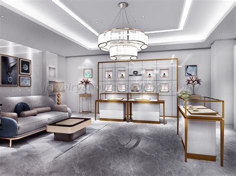 Luxury Modern Jewelry Store Design Jewelry Showcase Depot