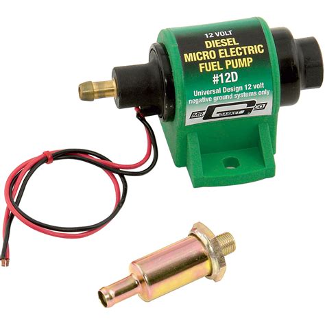 Mr Gasket Micro Electric Diesel Fuel Pump — 35 Gph 4 7 Psi Model