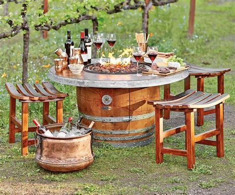 Shop For Reclaimed Wine Barrel Fire Pit By Napa Style At Shopstyle Now