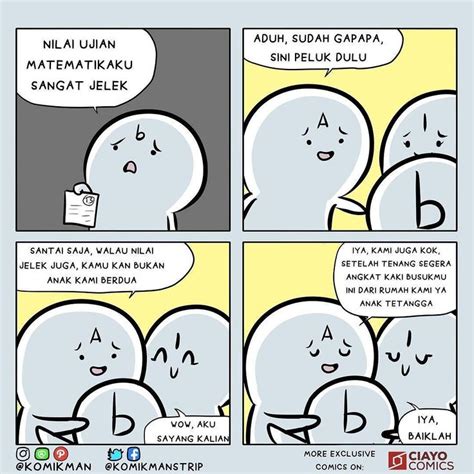 Contoh Gambar Komik Mudah Ditirukan 4 Kotak Beserta Percakapan Lengkap