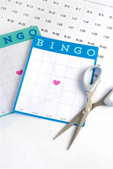 Free Printable Blank Bingo Cards Design Eat Repeat