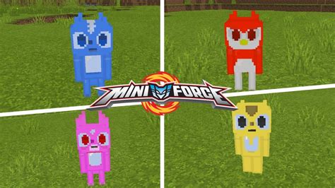 Miniforce Ada Di Minecraft Addon Minecraft Miniforce Youtube