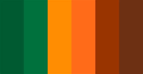 Green Orange And Brown Color Scheme Brown