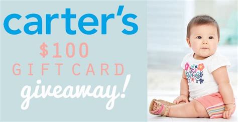 Kick Off The Summer By Entering To Win A Carters 100 T Card