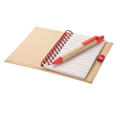 Custom Recycled Notebook And Pen Uk Sku 585