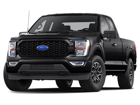 There are three wheel options to choose from. New Agate Black Metallic 2021 Ford F-150 XL 2WD SuperCab 6 ...