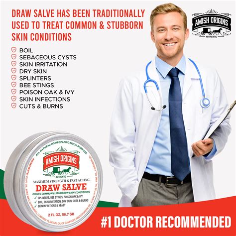 Drawing Salve Ointment 2 Oz For Boil Treatment Maximum Strength Fast