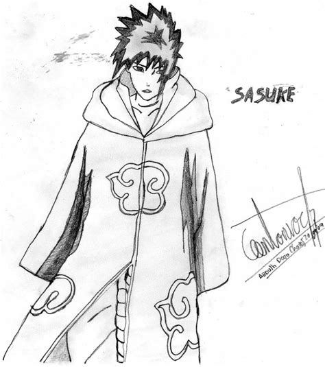 Sasukeakatsuki By Narutokyubi96 On Deviantart