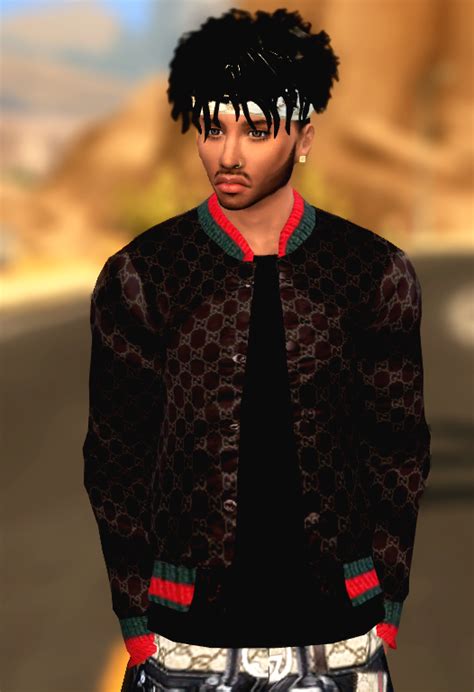 Xxblacksims Gucci Jacket The Siims 4 Cc Cas Sims 4