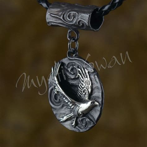 Hawk Necklace Hawk Medallion Sterling Silver Animal Jewelry Etsy