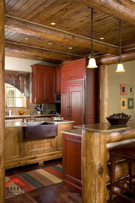 Beautiful Lodge Style Home Rustic Kitchen Other By Rocky