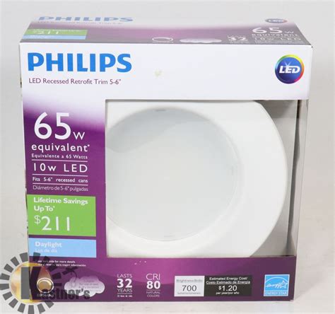 Philips Led Recessed Retrofit Trim 5 6 Light