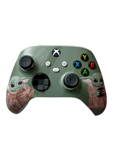 Hand Painted Custom Xbox Series Xs Controller Grogu Baby Yoda Design