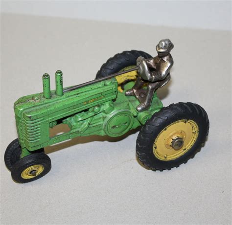Bargain John's Antiques | Antique John Deere Cast Iron Model A Toy Tractor - Bargain John's Antiques