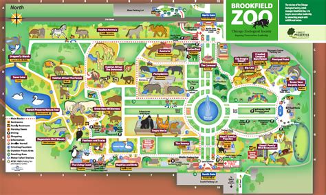 Chicago Zoological Society Zoo Maps