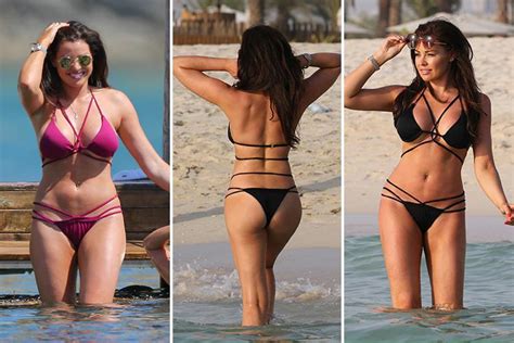 ex towie favourite jessica wright straps her killer curves into a bikini during a middle east