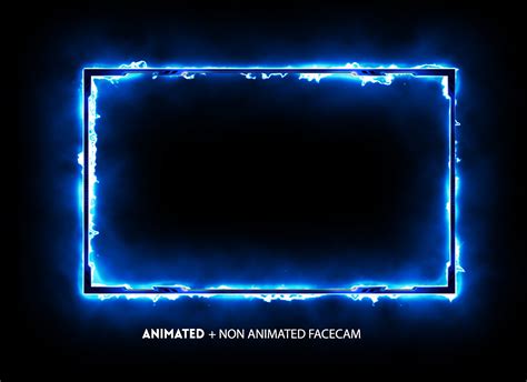 Twitch Overlay Animated Webcam Facecam Gamecam Overlay Etsy D