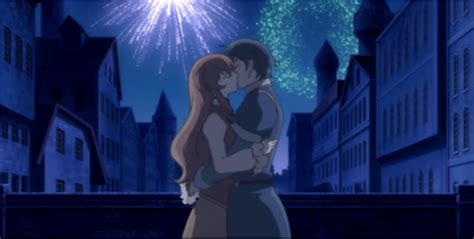 Romeo And Juliet S First Kiss By The Fireworks From Romeo X Juliet Anime Animes Shojo Arte De