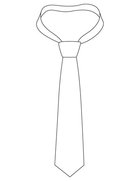 Reinvigorate your suits for spring with a new print or pattern. Necktie with knot coloring pages | Download Free Necktie ...