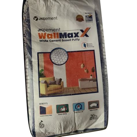 20kg Jk Cement Wall Maxx Wall Putty At Rs 500bag Jk Putty In