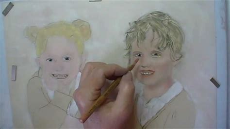 Portraits In Panpastel And Pastel Pencil Part 2 Youtube