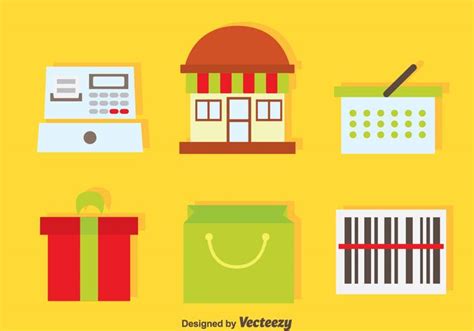 Shopping Element Icons 114754 Vector Art At Vecteezy