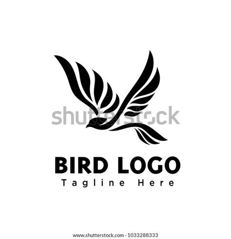 Elegant Abstract Eagle Bird Fly Logo Stock Vector Royalty Free 1033288333