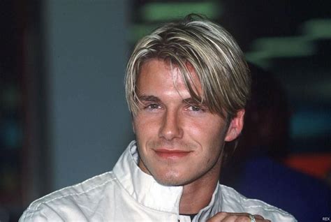 A Popular 90s Hairstyle Among The Lads Curtains Beckham Hair