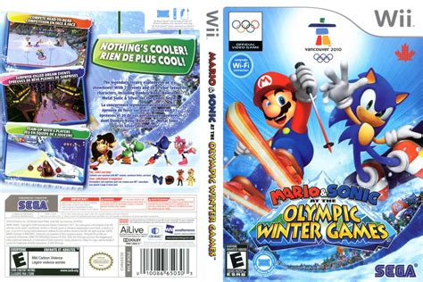 Games Covers Mario And Sonic At The Olympic Winter Games Wii