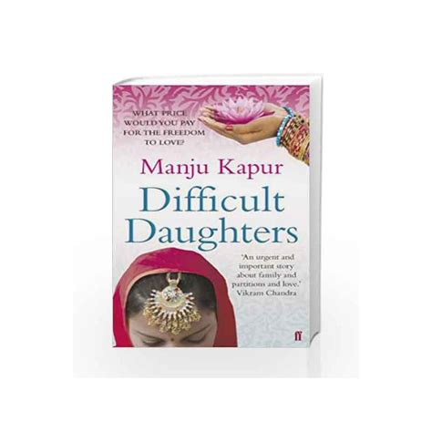 Difficult Daughters By Manju Kapur Buy Online Difficult Daughters Main