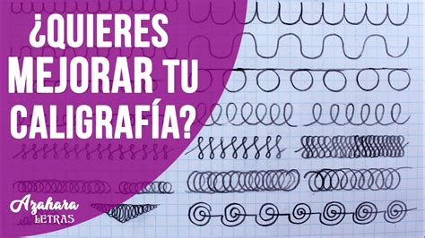 ️🔝 10 Ejercicios De Caligrafía Para Mejorar Tu Letra Youtube