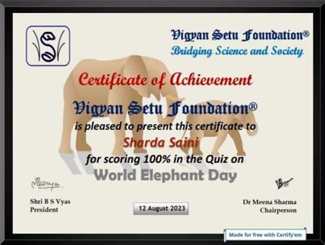 Quiz On World Elephant Day 2023