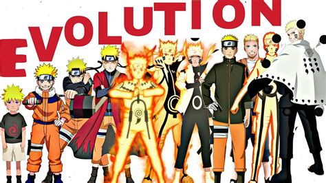 Naruto All Characters Evolution Forms Naruto Shippuden Naruto The Last Naruto Gaiden Boruto