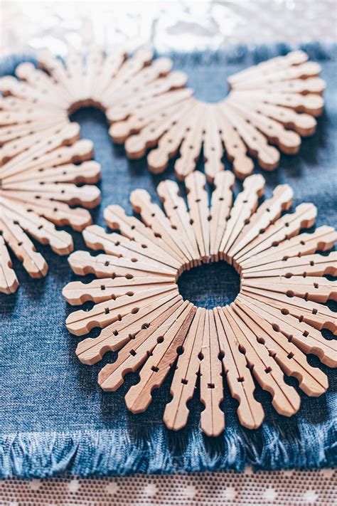 Diy Clothespin Trivet Thrill Of Home