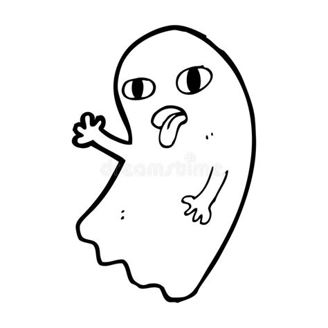 Funny Cartoon Ghost Stock Illustration Illustration Of Ghost 37025817