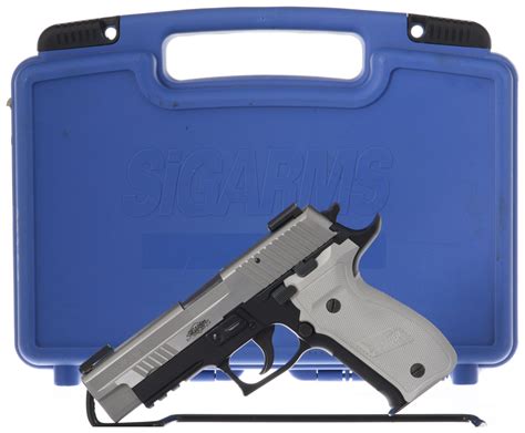 Sig Sauer P226 Platinum Elite Semi Automatic Pistol With Case Rock
