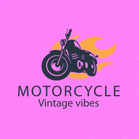 Diseño De Plantilla De Motocicleta Para Logotipo Insignia Y Otros