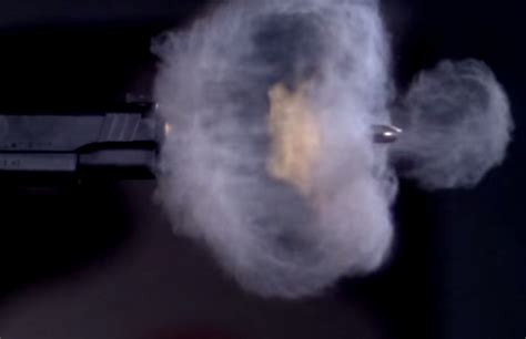 Watch This Bizarrely Beautiful Video Of A Pistol Firing A Bullet In