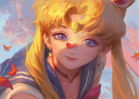 Artstation 水兵月 Su Fu Anime Art Girl Sailor Moon