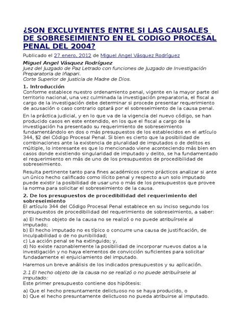 We did not find results for: Son Excluyentes Las Causales de Sobreseimiento | Derecho ...