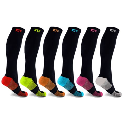 6 Pack Xtf Copper Infused Compression Socks